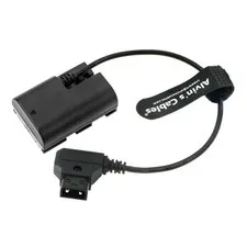 Alvin’s Cables LP-E6NH Dummy Battery to D-Tap Power Cable for Canon-R5C Camer...