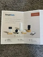 SimpliSafe Home Security System 8-Piece with Indoor Outdoor Cameras