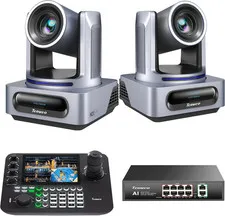 PTZ Camera Bundle/Kits - 20X NDI AI Humanoid & Face Auto-Tracking 3G-Sdi/Hdmi/Us