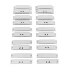 10 Sets Pack of Wired Surface Mounted Alarm Magnetic Contacts Door White