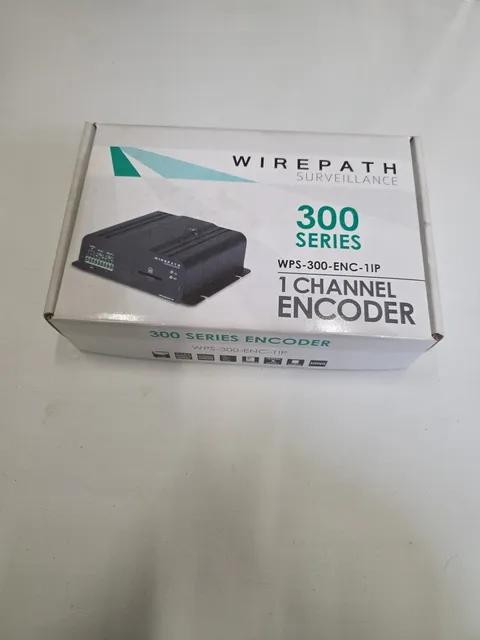 Wirepath Surveillance Channel Encoder Wps-300-enc-1ip In Box With Accessories