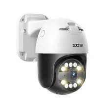 ZOSI 5MP POE Pan/Tilt Outdoor Security PT IP Camera AI human Detect Auto Track