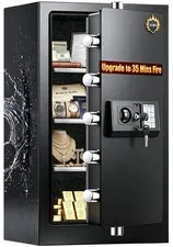 35 Mins Fireproof Safe - 7.5 Cu Ft Home Safe Box, Fire Proof Safes, Security ...
