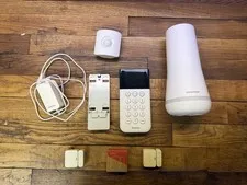 SimpliSafe Home Security System Base Station Keypad Motion and 3 Entry Sensors