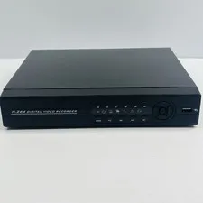 H.264 4CH CCTV DVR Recorder VGA USB LAN AV Output No PSU Tested