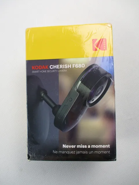 Kodak Cherish F680 Smart Home Security Camera Mobile App New Sealed