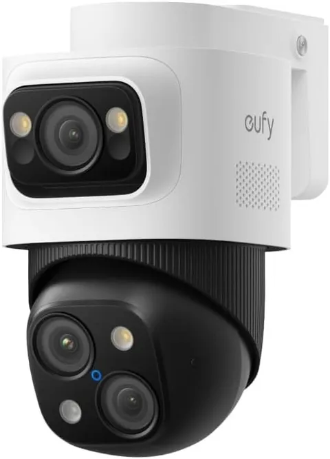 eufy PoE Bullet-PTZ Cam S4, NVR Add On Cam, 4K UHD Triple Lens, white + black 