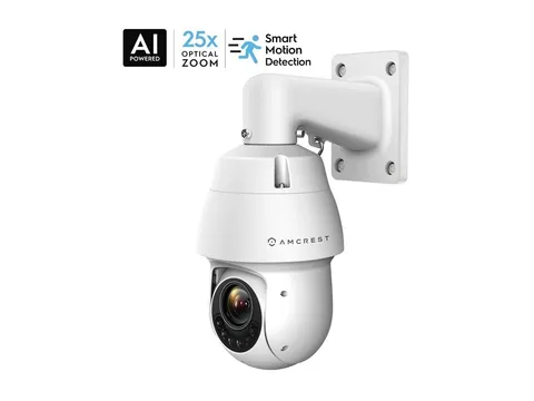 Amcrest 1080P PTZ Full-HD Outdoor Dome camera with 25x Optical Zoom Night Vision