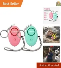 Personal Alarm for Women 140DB Emergency Self-Defense Security Alarm Keychain...