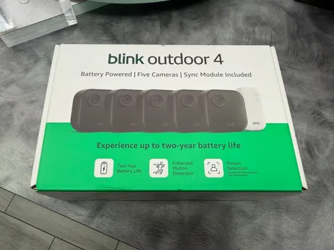 BRAND NEW BLINK Outdoor 4 (4th Gen) 5-Camera Security System w/ Sync Module Core
