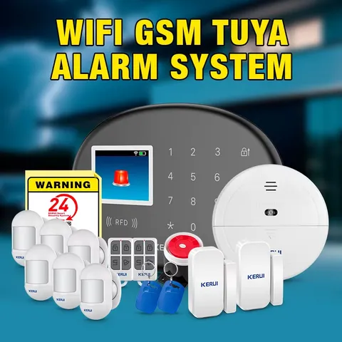 Wireless Home Alarm System 433mhz Security Alarm System Smart Life Tuya Burglar 