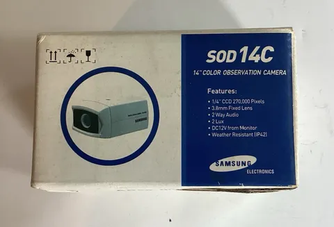 Samsung SOD14C Color Security Camera New (Open Box) Never Used