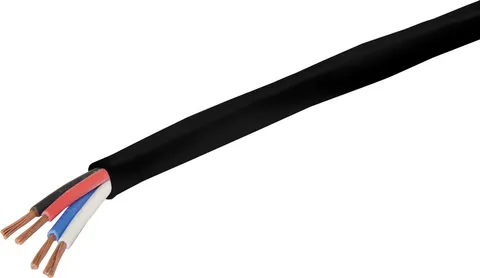 21AWG Black 4 Core Security Cable 200m