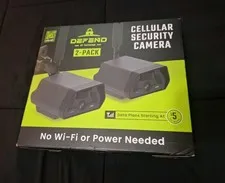 Tactacam Defend Battery Solar Cellular Security Camera 2 Pack Brand NEW In BOX