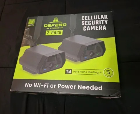 Tactacam Defend Battery Solar Cellular Security Camera 2 Pack Brand NEW In BOX