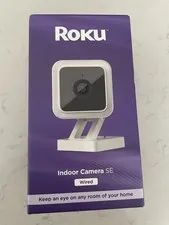 NEW ROKU INDOOR CAMERA SE WiFi Connected Smart Home Wired Security Surveillance