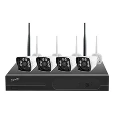 Supersonic Full HD 4-Channel NVR Security System with 4x Indoor/Outdoor IP Camer