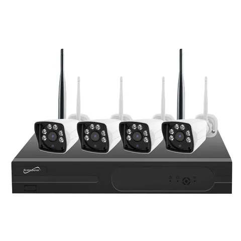 Supersonic Full HD 4-Channel NVR Security System with 4x Indoor/Outdoor IP Camer