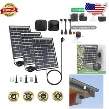 Blink Camera Solar Panel 3 Pack | 2600mAh Battery | All Angle Mount