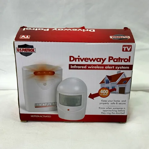U.S. Patrol Driveway Patrol Motion-Activated Wireless Infrared Sensor 400 ft