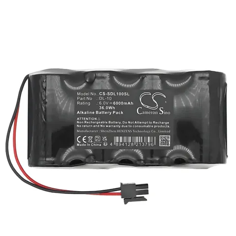 Alkaline BATTERIE 6V 6000mAh Type DL-10 DRY1500 For Saflok S1346-1