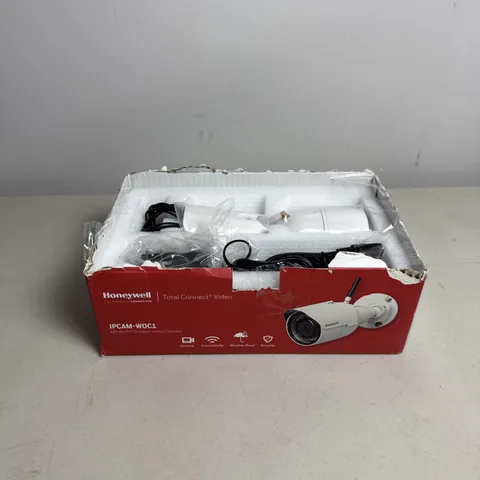Honeywell IPCAM-WOC1 1080p Wi-Fi Bullet Camera White Open Box Some Cosmetic Wear