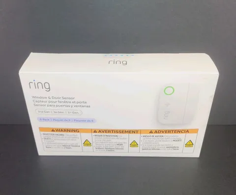 6 Pack Ring Sensors Window Door Alarm Contact Wireless With 3rd Gen Sensor White