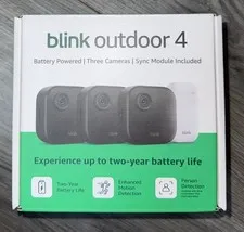 Blink Outdoor 4 – Wireless 3 Camera System with Sync Module
