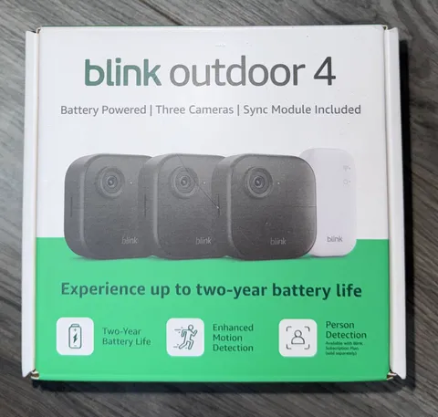 Blink Outdoor 4 – Wireless 3 Camera System with Sync Module