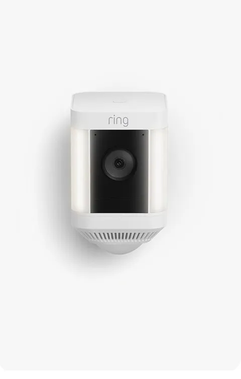 Ring Spotlight Cam Plus, Battery - White New Sealed