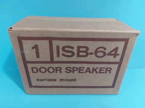NUTONE ISB-64 INTERCOM DOOR SPEAKER WITH PUSH BUTTON - SURFACE MOUNTED - BROWN 2
