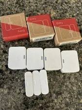SimpliSafe ES3 Entry Door Window Sensor White  Lot  (6)    3 Brand New + 3 Used