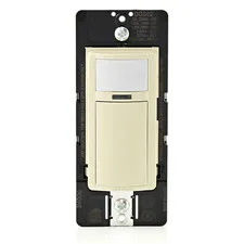 Motion Sensor Light Switch, Motion Activated, Auto-On/Auto-Off or Manual-On, 2A,