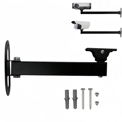 20cm 7.87" Wall Corner Mount Bracket Arm 180 Degree Rotatable CCTV Mount