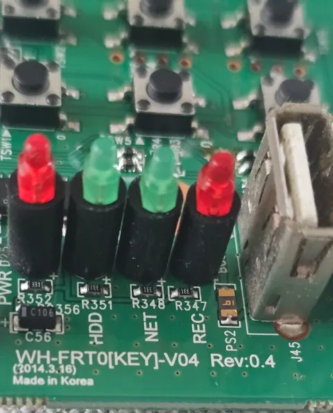 KF-1501-236 WH-FRT0 VITEK VT-HDOC8E 8 Channel Digital Video Recorder Board