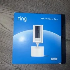 Ring Pan Tilt Indoor Cam newest model 360 pan coverage HD video + Two-Way Talk