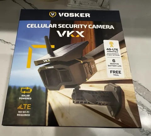 Vosker Vkx 4g Lte Solar Powered Outdoor Mobile Security Camera New Wireless