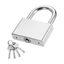 68 x 91.5mm Heavy Duty Lock Alloy Steel High Security Padlock with 4 Keys