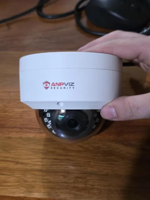 Anpviz 5MP PoE IP Camera Outdoor with Audio H.265 24/7 Recording 2.8mm NDAA