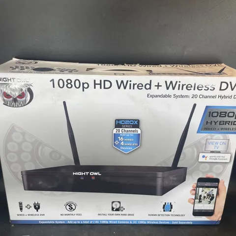 NIGHT OWL DVRH-C20X-16-JF 20 Channel Hybrid DVR with 1Tb HDD & WiFi Camera