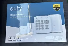 Eufy Home Security 5-Piece Alarm Kit w/ HomeBase, Keypad, Motion/Entry Sensors