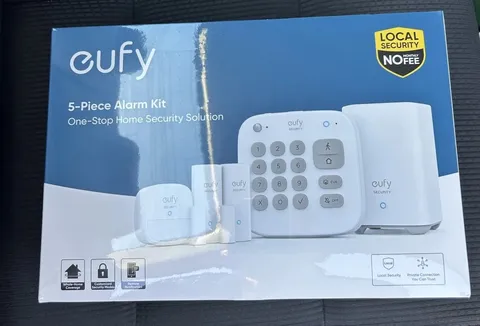 Eufy Home Security 5-Piece Alarm Kit w/ HomeBase, Keypad, Motion/Entry Sensors