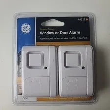 GE 45115 Personal Security Window Door Alarm Double Pack