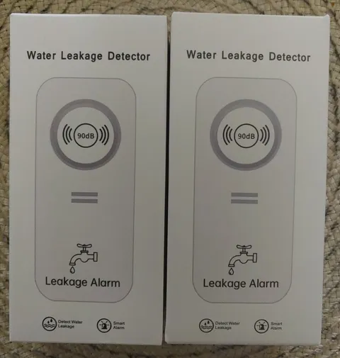 Water Leakage Detector /Leakage.. Overflow & Drip Alarm /90dB/ 2 Pack /By Towode