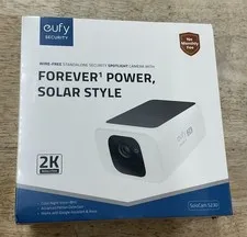 eufy SoloCam S230 Wireless 2K Solar Powered Camera w/Spotlight