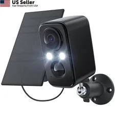 IHOXTX Security Cameras Wireless Outdoor: for Home Black-1