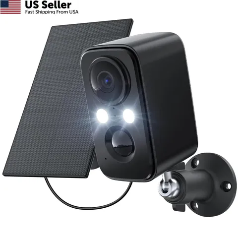 IHOXTX Security Cameras Wireless Outdoor: for Home Black-1