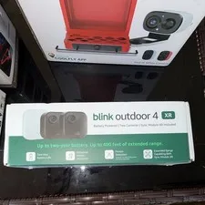 Blink Outdoor 4 XR 2-Cam Battery Wi-Fi 1080p Kit w/ Sync Module XR Alexa
