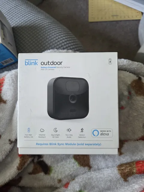 Blink Outdoor (3rd Gen) Add-On Home Security Camera | New Open Box