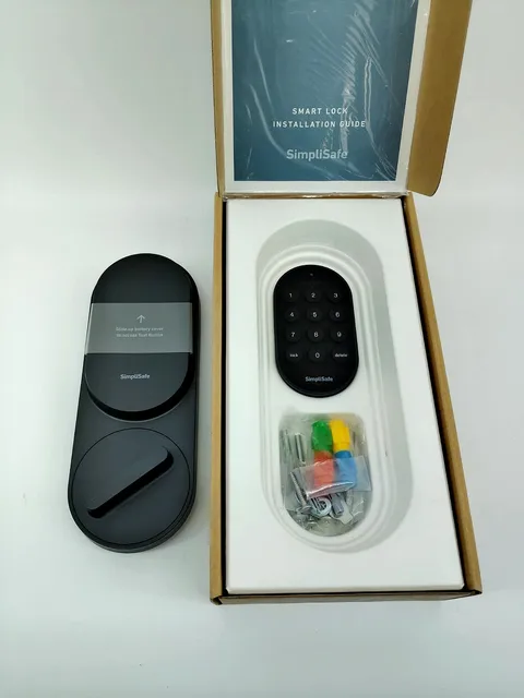 SimpliSafe Smart Lock Series 2 (Black) for The Gen 3 Home Security System New